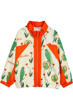 Mini Rodini Chaqueta bómber con estampado gráfico