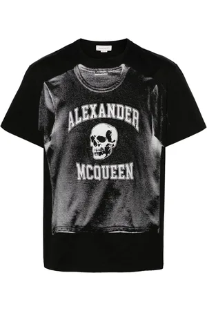 Alexander McQueen Camiseta con estampado gráfico