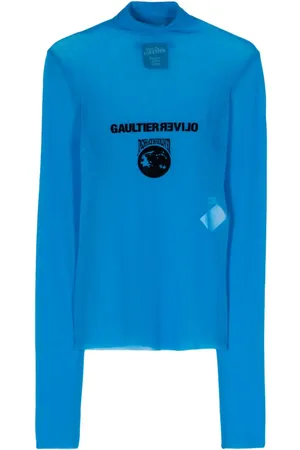 Jean Paul Gaultier Camiseta de malla de Off-White x Shayne Oliver