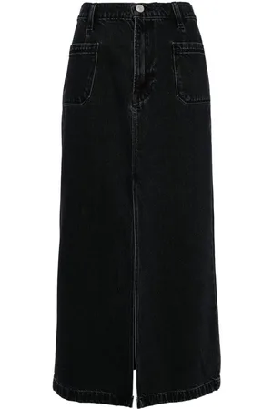 Frame LS LE BARDOT MAXI SKIRT INKWEL