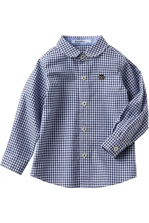 Familiar Camisa con aplique del logo