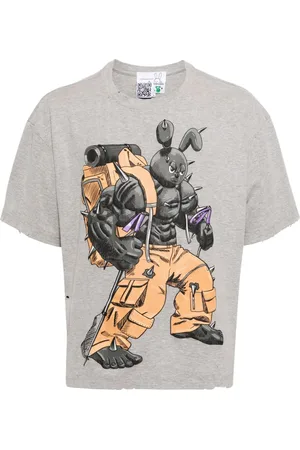 Natasha Zinko Camiseta Camping Bunny