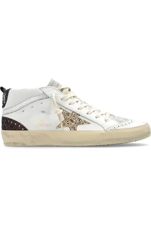 Golden Goose Zapatillas Mid Star con purpurina