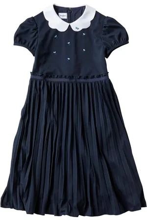 Familiar Vestido con motivo bordado