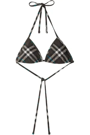 Burberry Top de bikini a cuadros