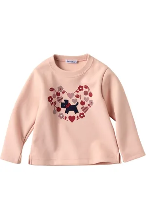Familiar Sudadera con corazón estampado