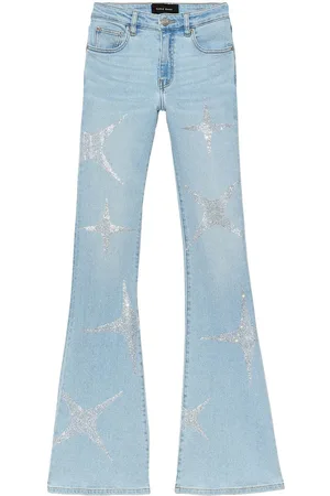 Purple Brand Vaqueros bootcut con apliques de strass