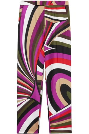 Puccini Pantalones con estampado abstracto