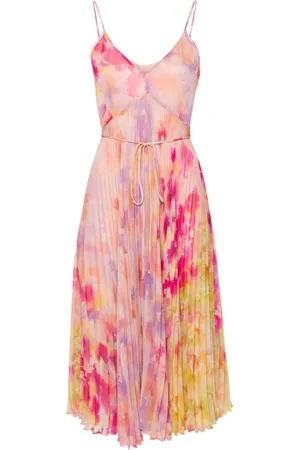 Twin-Set Vestido midi con estampado abstracto