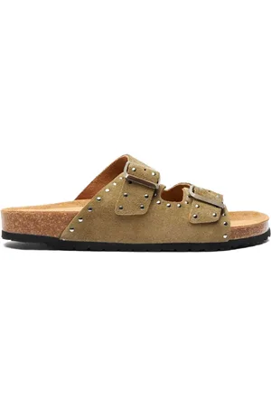 Scarosso Sandalias Hopi de ante con apliques