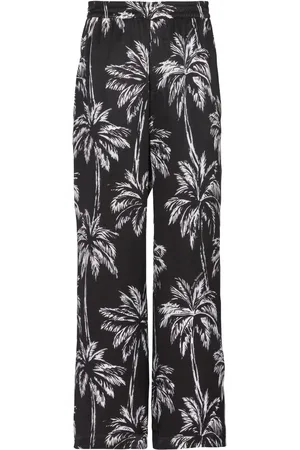 Balmain Pantalones con palmeras estampadas
