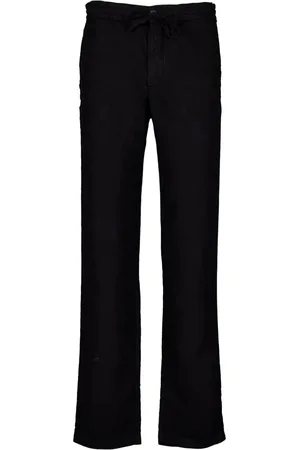 120% Lino Pantalones con cordones