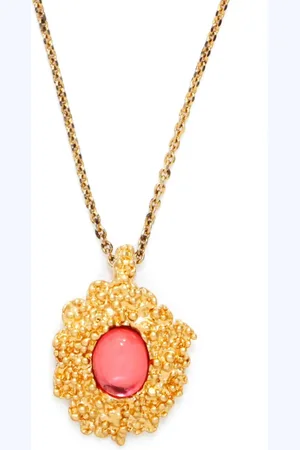 Saint Laurent Collar con colgante de gema