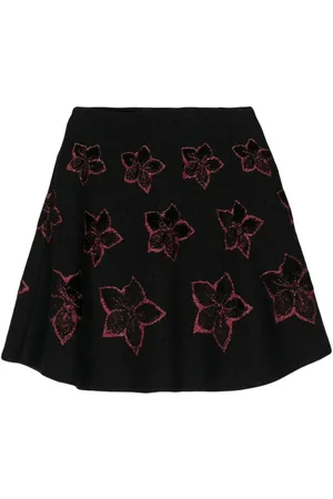 Alaïa Minifalda con motivo floral en jacquard 2010