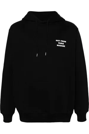 Drôle de Monsieur Sudadera con capucha y eslogan