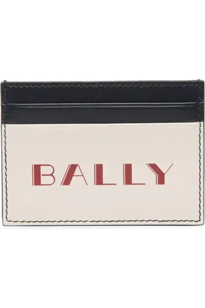 Bally Tarjetero con eslogan estampado