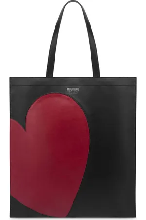 Moschino Bolso shopper con panel de corazón