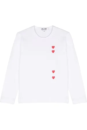 Comme des Garçons Camiseta con corazón estampado