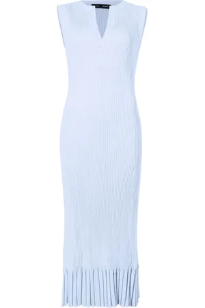 Proenza Schouler Vestido largo de canalé
