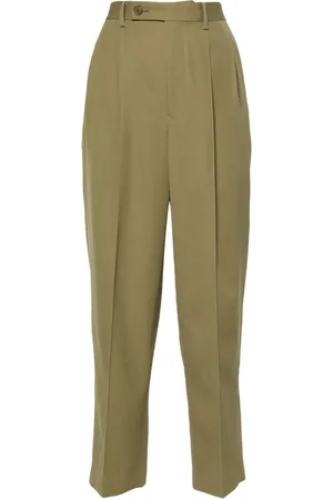 Auralee Pantalones anchos con pinzas