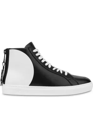 Moschino Zapatillas altas de piel artificial