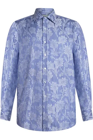 Etro Camisa a rayas en jacquard