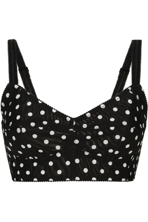 Dolce & Gabbana Top estilo corsé con lunares