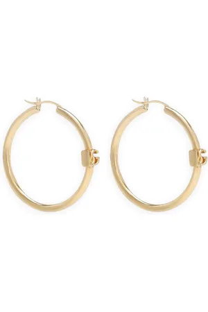 Dolce & Gabbana Pendientes de aro con logo DG