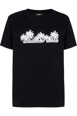 Balmain Camiseta con logo estampado