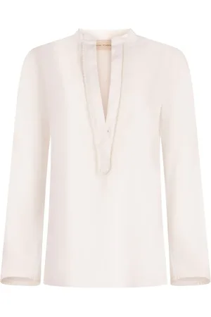 Silvia Tcherassi Blusa Shera con cuello dividido