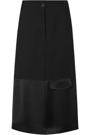 Moschino Falda midi a paneles