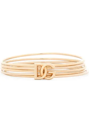 Dolce & Gabbana Brazalete con charm del logo DG