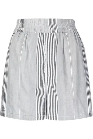RTA Pantalones cortos ajustados a rayas