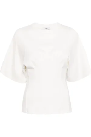 GOEN.J Camiseta con detalle fruncido
