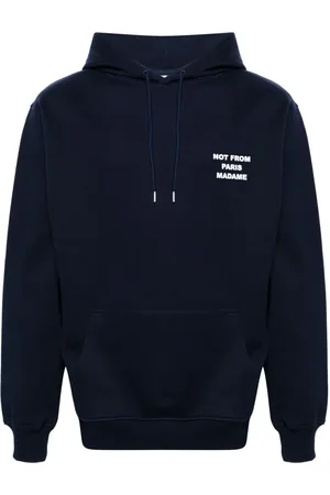 Drôle de Monsieur Sudadera con capucha y eslogan