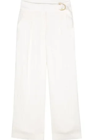 DKNY Pantalones palazzo con cinturón
