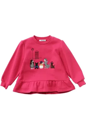 Familiar Sudadera con aplique de perro