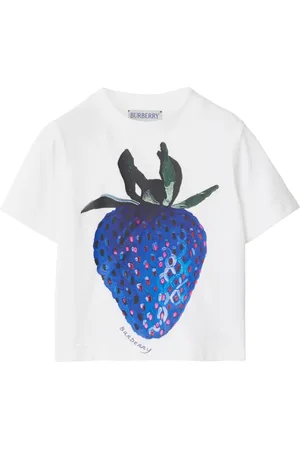 Burberry Camiseta con fresas estampadas