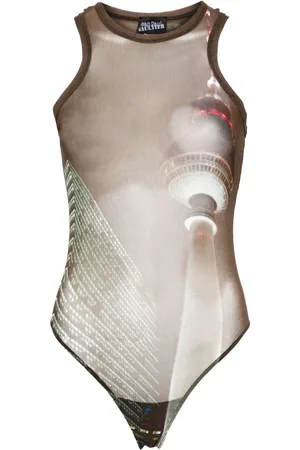 Jean Paul Gaultier Body estampado de malla