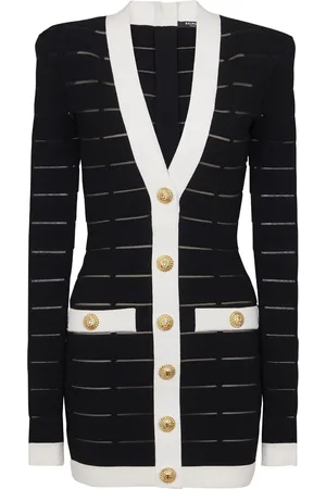 Balmain Vestido corto con botones