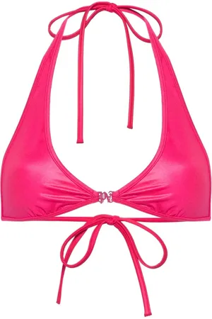 Palm Angels Top de bikini con monograma