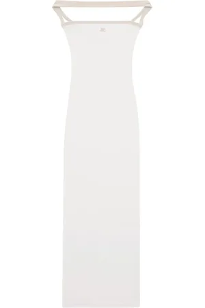 Courrèges Vestido Contrast Hyperbole