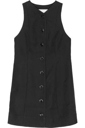 Ganni Vestido corto con detalle de lazo