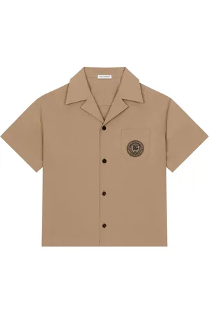 Dolce & Gabbana Camisa con logo DG bordado
