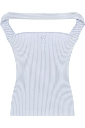 Courrèges Top con aberturas