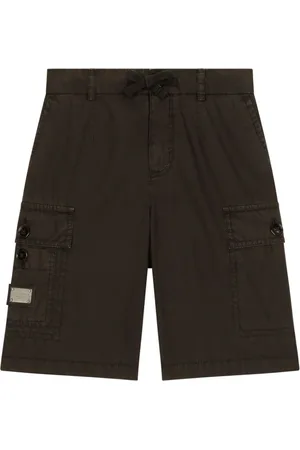Dolce & Gabbana Bermudas cargo con placa del logo