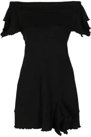 GOEN.J Vestido corto con hombros descubiertos