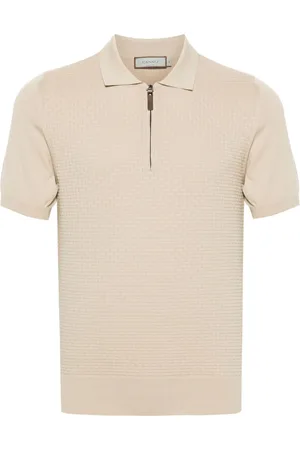 CANALI Polo con cremallera