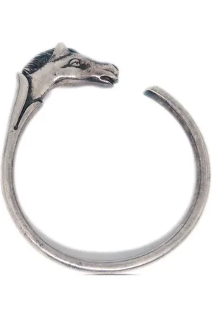 Hermès Pulsera Horse en plata de ley 1990-2000