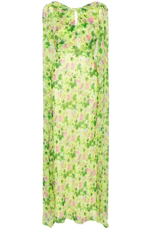 SALONI Vestido largo Claudia Cape
